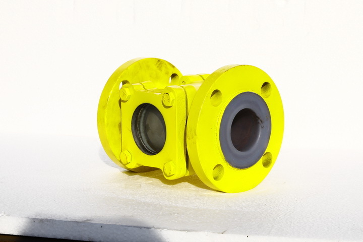 PFA Lined Double Window Sight Glass