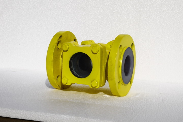 PFA Lined Double Window Sight Glass