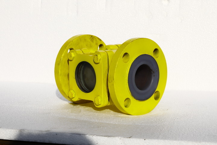 PFA Lined Double Window Sight Glass