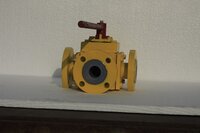 PFA Lined Three Way Ball Valve