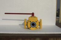 PFA Lined Three Way Ball Valve