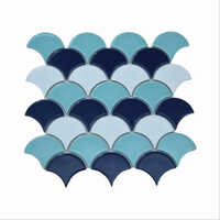 Fish Scale Mosaics Tiles Light Color