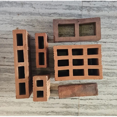 Exposed Hole Clay Bricks