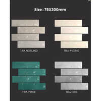 Ceramic Subway Tiles 75mm X 300mm Glossy and Matt