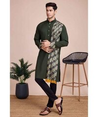 Navratri Kurta For Men with Stritched Navratri Patta