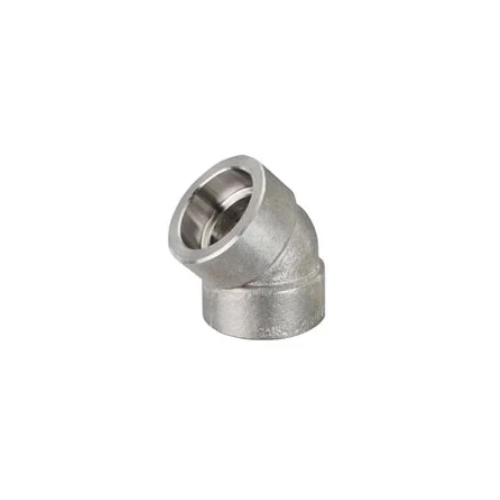 Forged 45 Degree Elbow - Color: Silver
