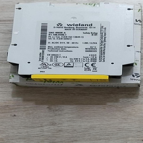 Wieland Safety Relay R1.188.0500.1 - Color: Grey