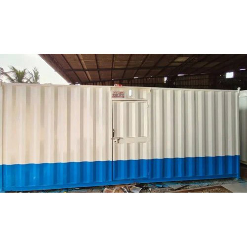 Mild Steel Office Cabin - High-Quality Steel, 10 Feet Tall, Any Color Customization | 30-40 Tonne Floor Load Capacity, Durable Design