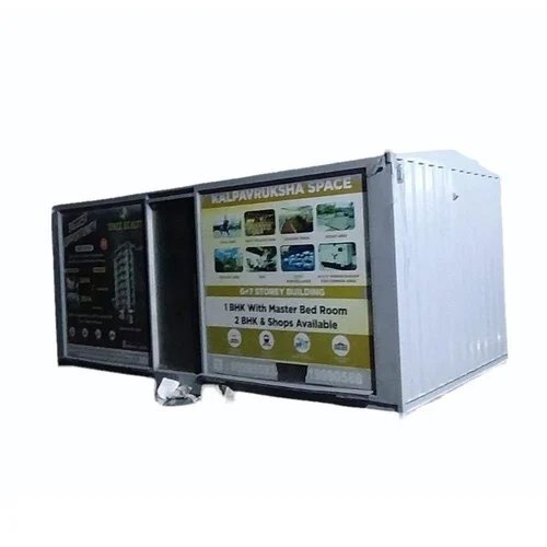 Mild Steel Portable Sales Office Cabin - Color: Any Color