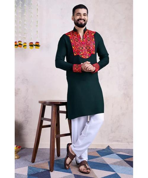 Navratri Festival Men's Kurta For Garba Celebrations