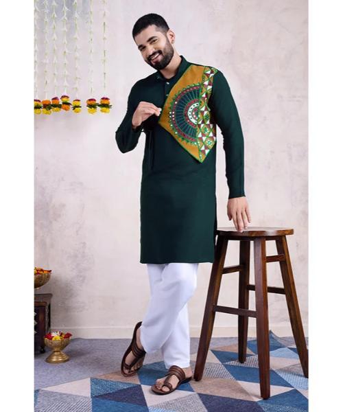 Navratri Festival Men's Kurta For Garba Celebrations