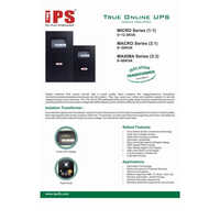 30KVA 3 Phase Input Online UPS, Transformer Based, Supplier, Rate Details