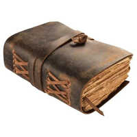 Decklage Paper Leather Journal - Binding: Perfect Binding