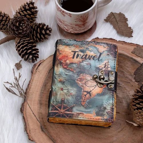 Vintage Leather Journal Diary