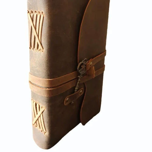 Vintage Key Deckle Edge Diary
