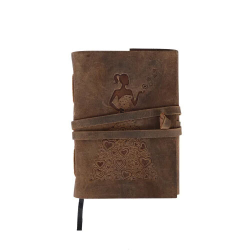 Leather Embossed Journal - Binding: Perfect Binding