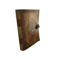 Fox Embossed Leather Journal Unruled