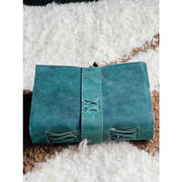 This Idrish Handicrafts Leather Bound Journal Strap Lock