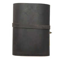 Vintage Handmade Leather Journal with Lock Rustic Brown Diary