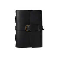 Professional Black Diary - Handmade Leather Journal