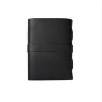 Professional Black Diary - Handmade Leather Journal