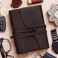 Vintage Handmade Genuine Leather - Binding: Perfect Binding