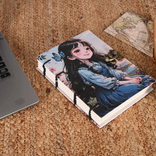 Vintage Lock Diary Journal