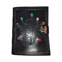 Tree Of Life Seven Stone Leather Journal A5