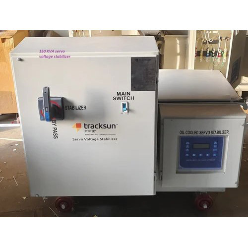 150 Kva Oil Cooled Servo Voltage Stabilizers With Bypass - Current: Ac