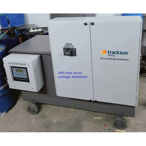 200 Kva Oil Cooled Servo Voltage Stabilizer With Bypass Switch - Current: Ac