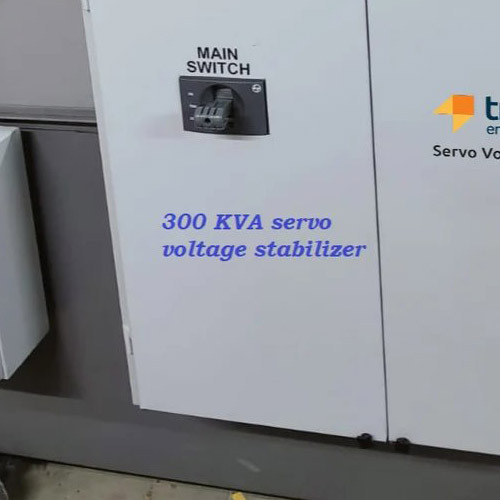 300Kva Oil Cooled Servo Voltage Stabilizer With Bypass Switch - Current: Ac
