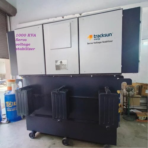 1000 KVA Oil Cooled Servo Voltage Stabilizer with out by pass switch