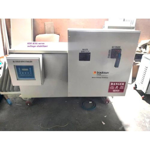 600 KVA Oil Cooled Servo Voltage Stabilizer with by pass switch