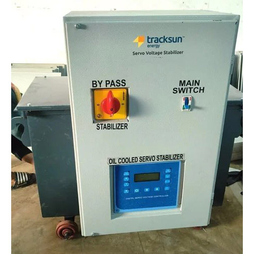 35 Kva Oil Coold Servo Voltage Stabilizer With Bypass Switch - Current: Ac