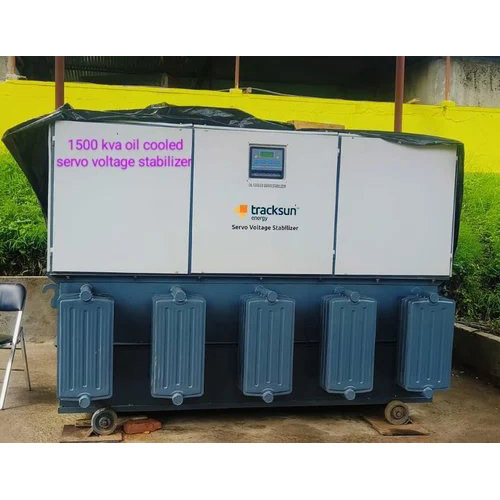 1500Kva Oil Cooled Servo Voltage Stabilizer With Bypass Switch - Current: Ac
