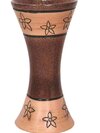 One Piece Ceramic Wash Basin - Color: Brown