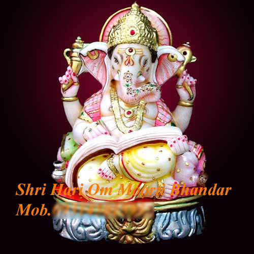 मार्बल गणेश जी की मूर्ति