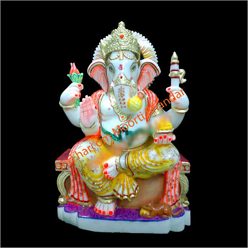 Eco-Friendly Marble Ganesha Statue
