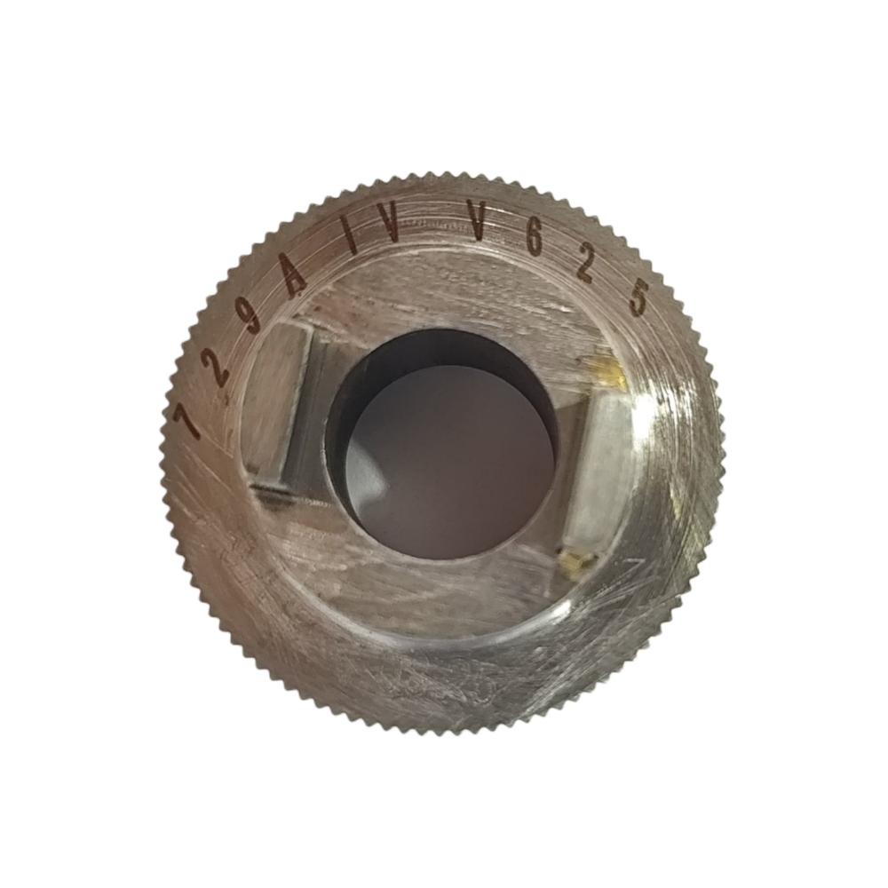 Constanta 729a Iv Crimping Wheel - Alloy, Customized Size, Silver & Black | High-precision, Cnc Technology, Wear-resistant Surface Treatment