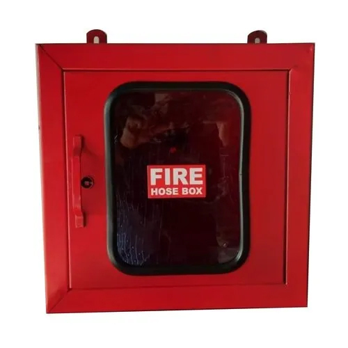 Ms Single Door Hose Box - Color: Red
