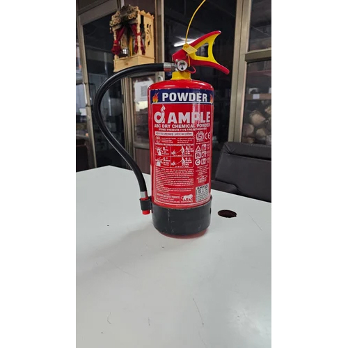 6 Kg Abc Dry Powder Fire Extinguisher - Color: Red