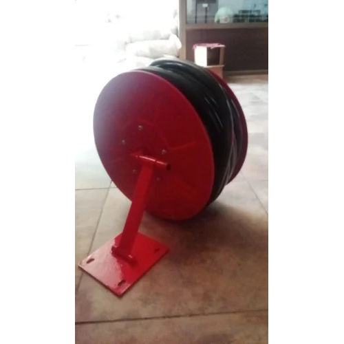 Bombay Style Hose Reel Drum 20 Mm,30 Mtr - Color: Red And Black