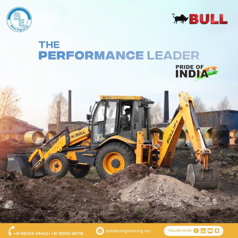 Bull Backhoe Loader Ch76 Challenger