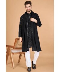 Viscose Fabric Embroidered Traditional Kurta For Mens Wear