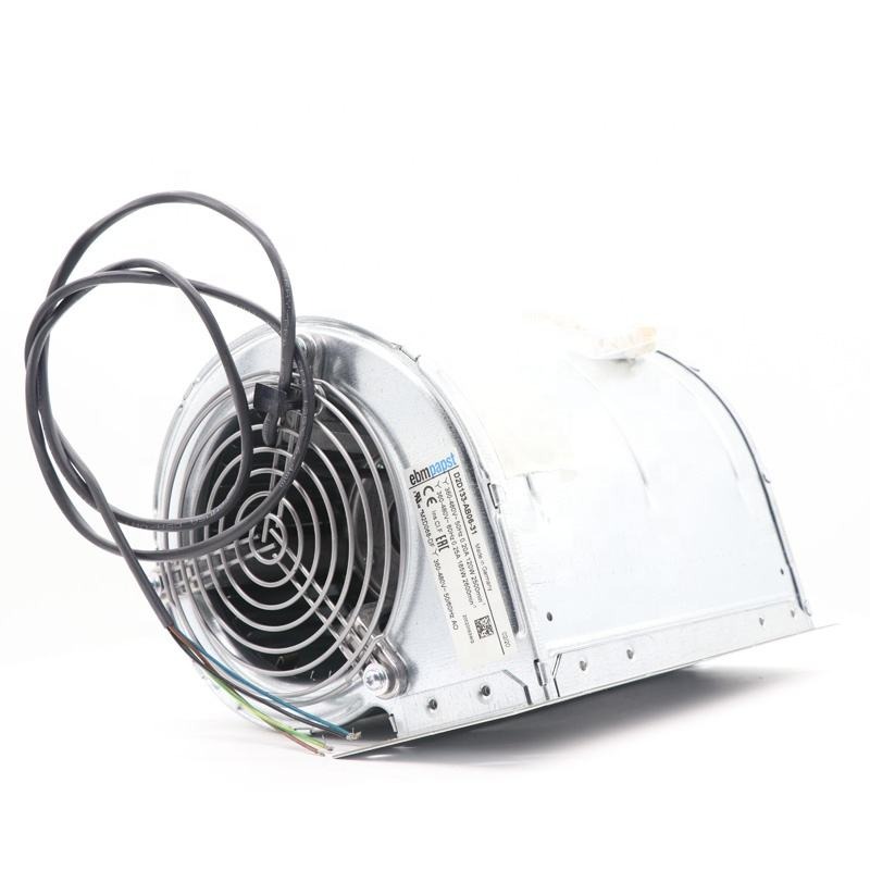 ebmpapst D2D133-AB06-31 380V AC 120W 0.2A 2500RPM 400CFM 133mm Ball Bearing Siemens Inverter Centrifugal Cooling Fan
