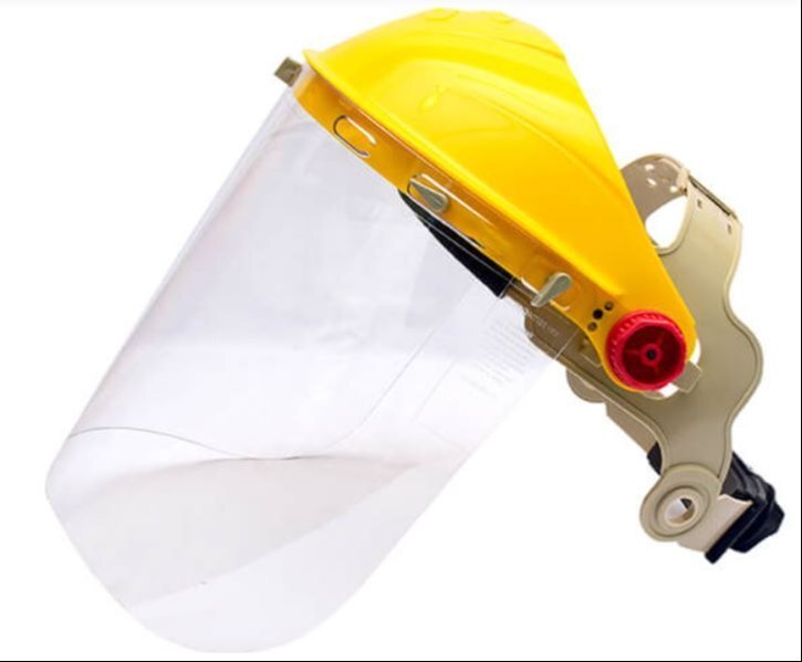 chemical safety face shield