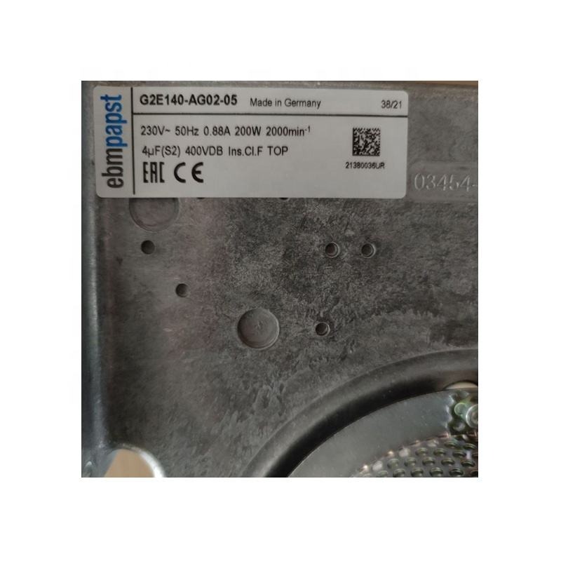 Ebmpapst G2e140-ag02-05 230v Ac 200w 0.88a 140mm 2000rpm Ip20 Siemens Blower Water Heater Centrifugal Cooling Fan - Color: Silver