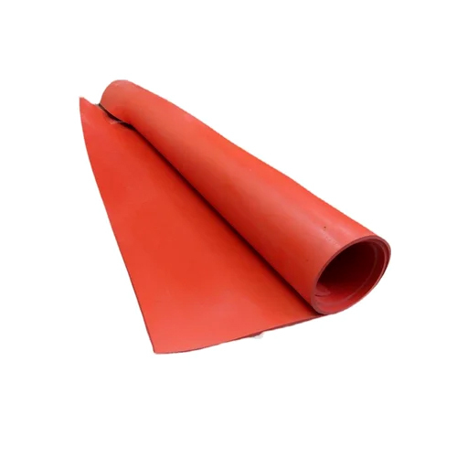 Silicone Rubber Sheet - 10m Roll Length, 1200mm Width, Red Color | Wear Resistance, Durable For Pharmaceutical Applications