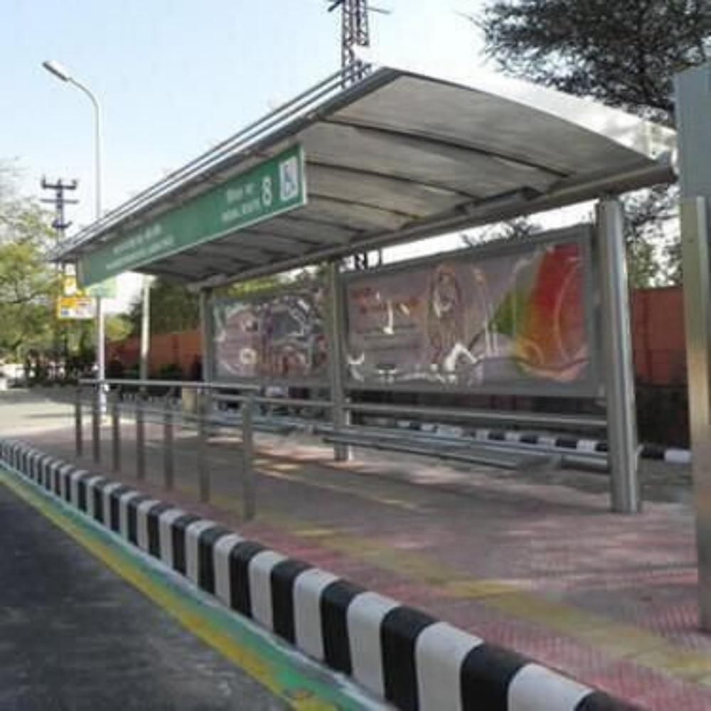 Stainless Steel Bus Shelter