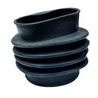 Silicone Rubber Bellow - Rubber, 25mm Diameter, 4mm Thickness, Black Color | Wear Resistant, Lightweight At 1.1kg, Automotive Industry Essential